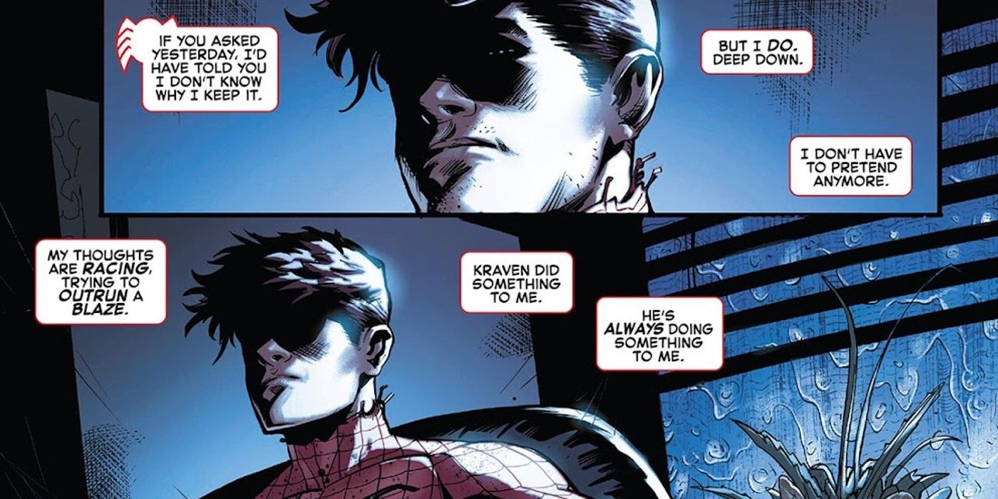 Spider-Man on why he keeps his black suit