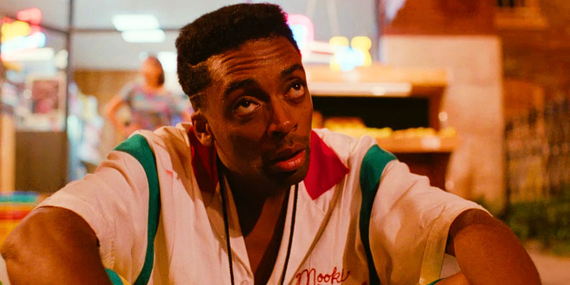 Spike Lee looking incredulous in Do the Right Thing