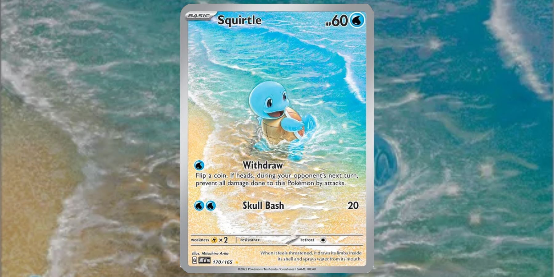 Squirtle 170 card from Pokemon 151