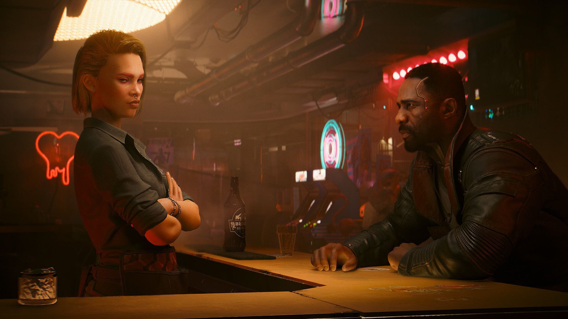 Alex and Solomon Reed in Cyberpunk 2077.