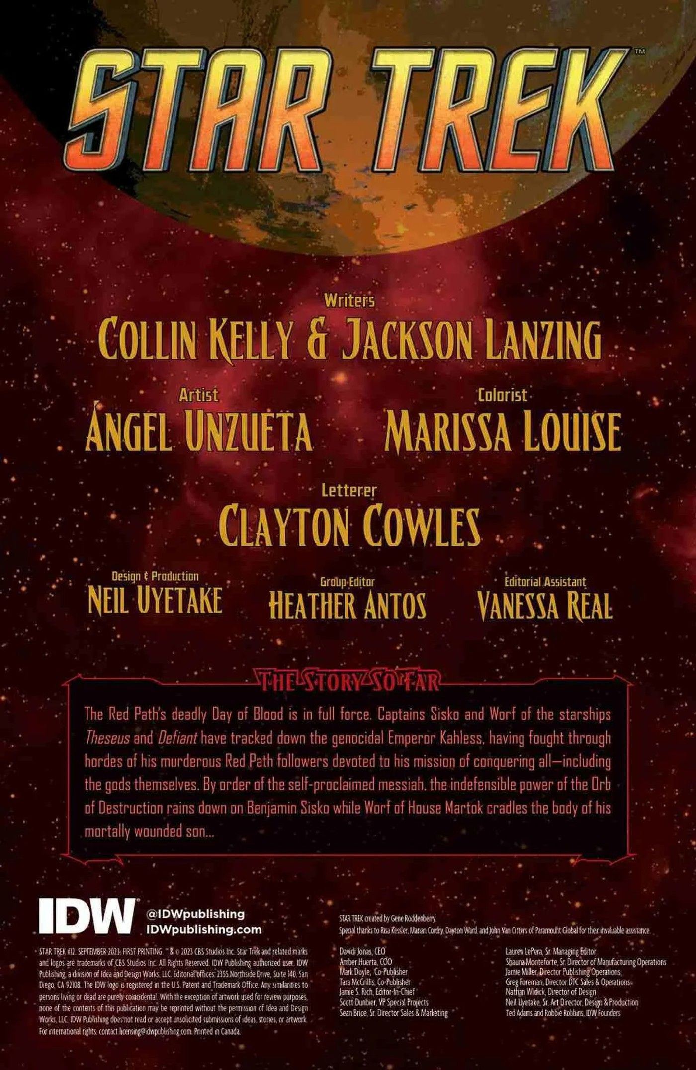 star trek 12 credits