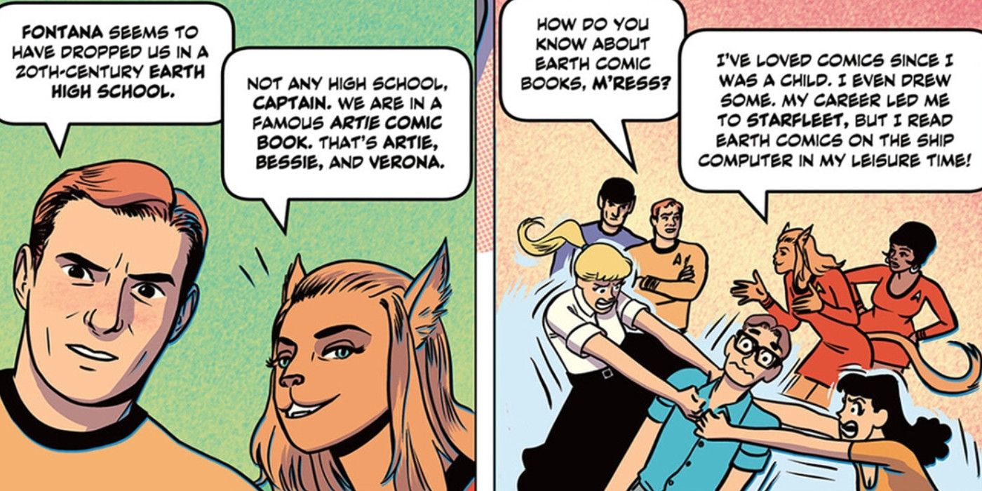 M&rsquo;Ress explains she reads Earth comic books