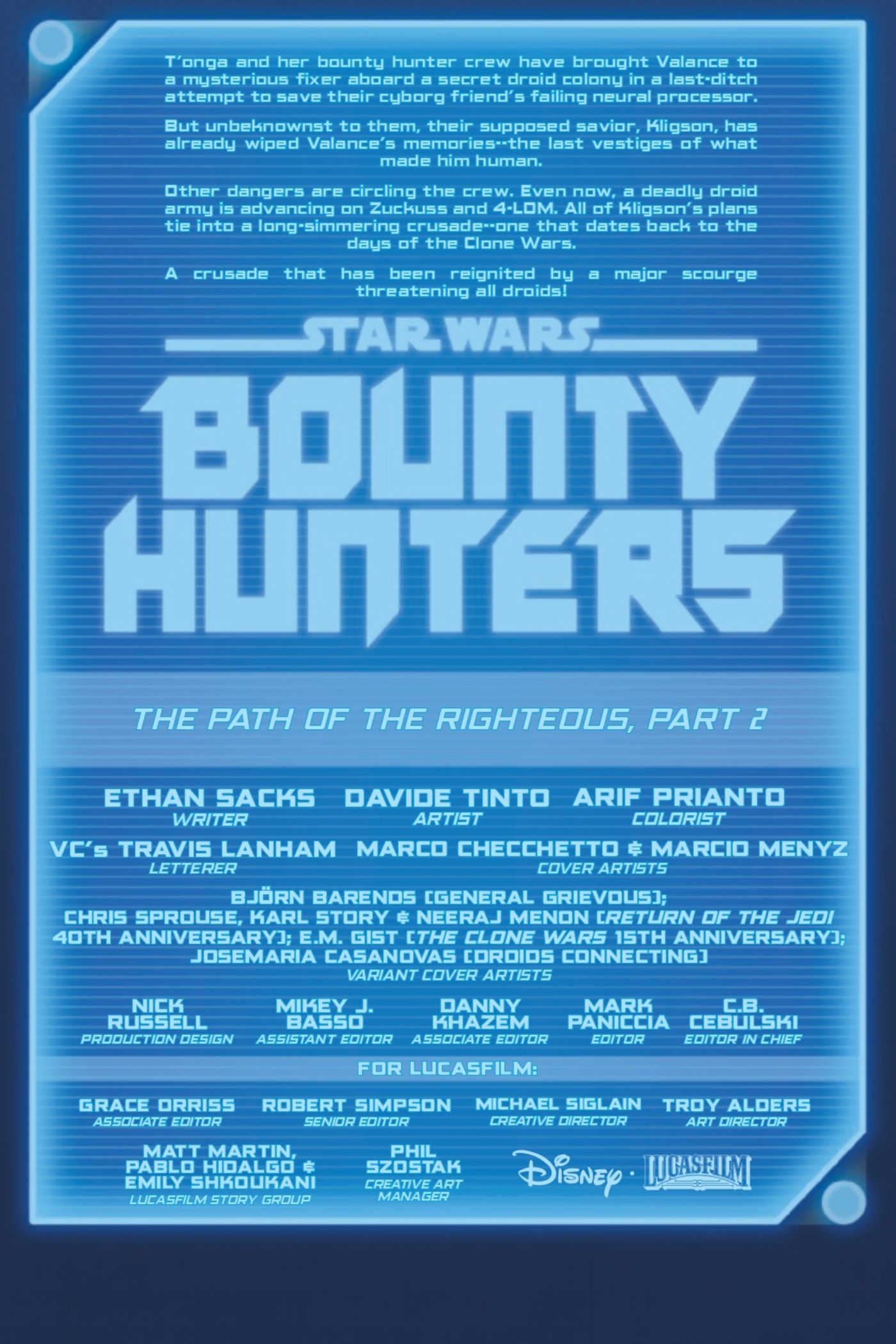 Star Wars Bounty Hunters 38 Preview Page 2