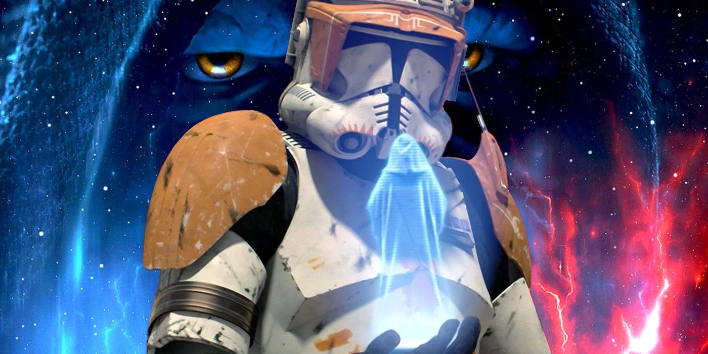 Star Wars Clone Trooper and Palpatine