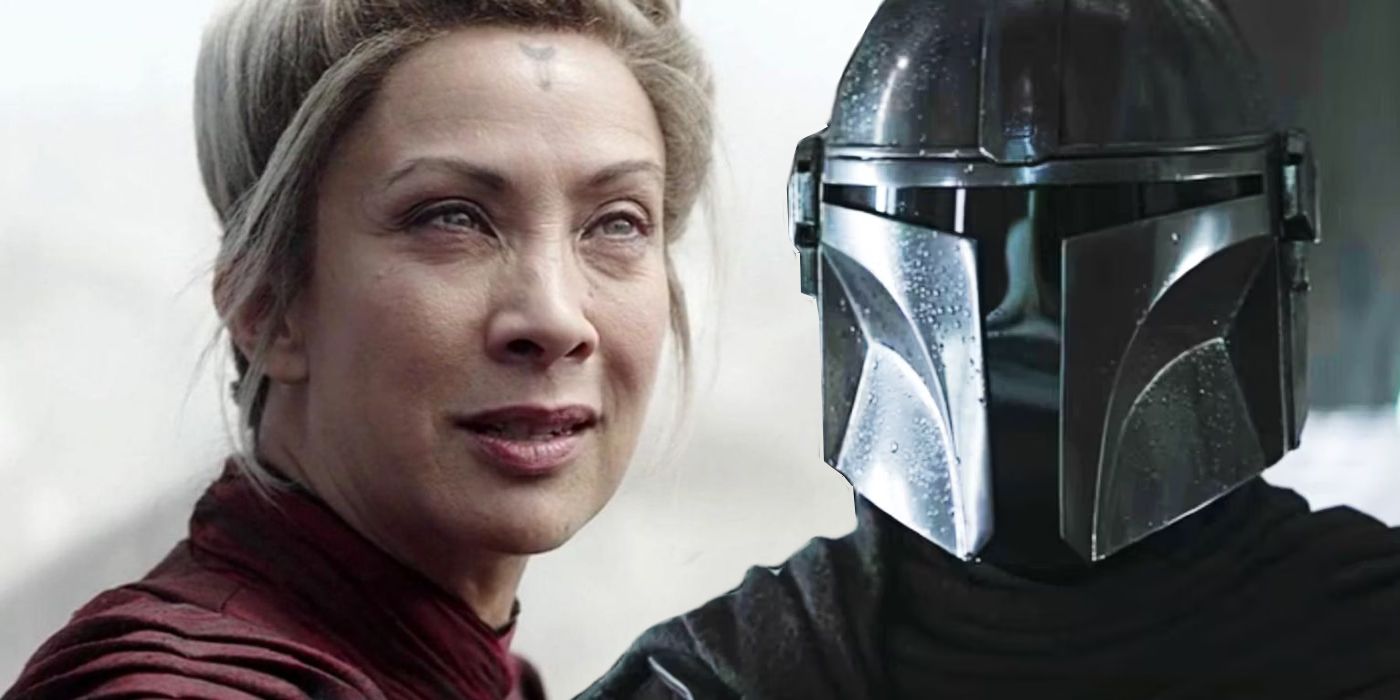 Star Wars Din Djarin and Morgan Elsbeth