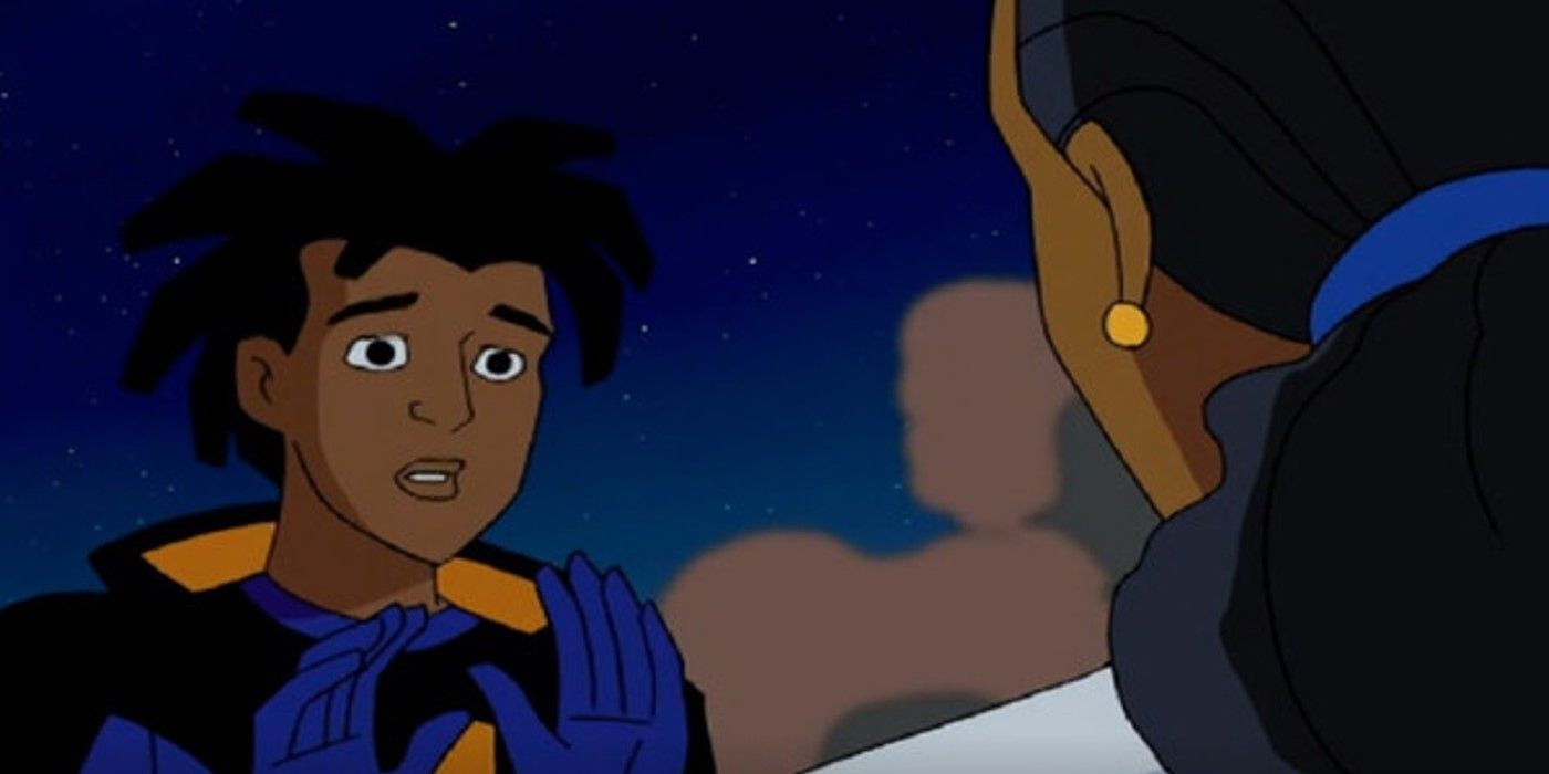 Static Shock and his mom