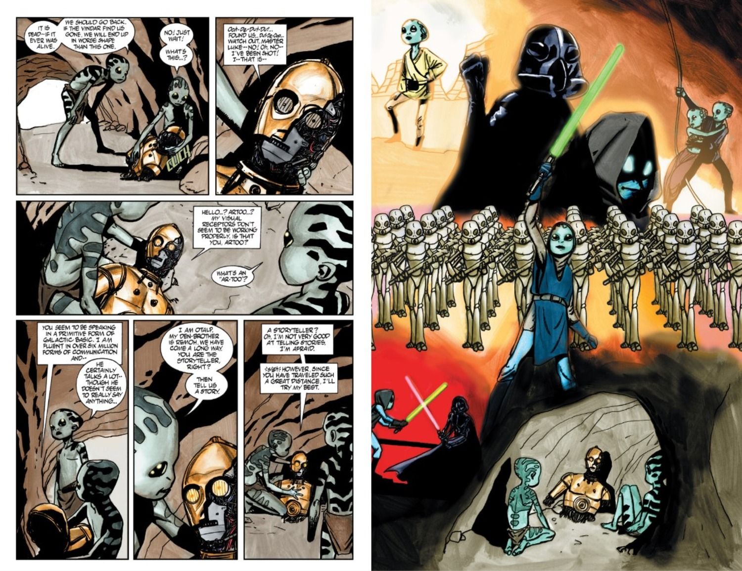 from star wars tales 19 C3PO as the “storyteller”