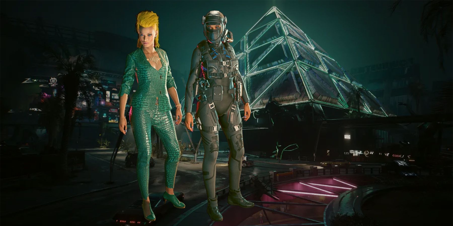 Stylish Outfit And Tactical Diving Suit in Cyberpunk 2077 Phantom Liberty