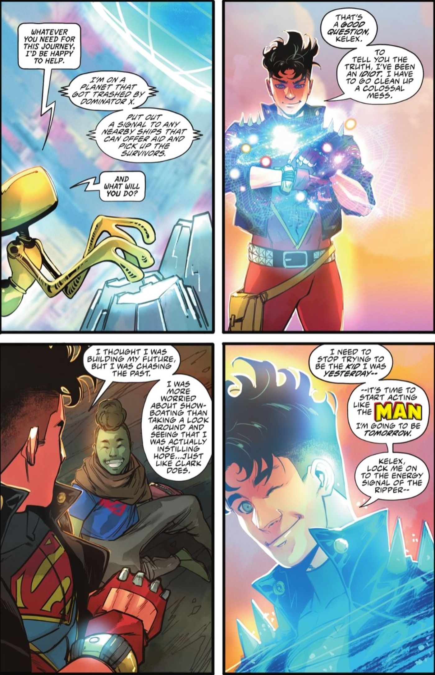 Superboy is the Man of Tomorrow DC