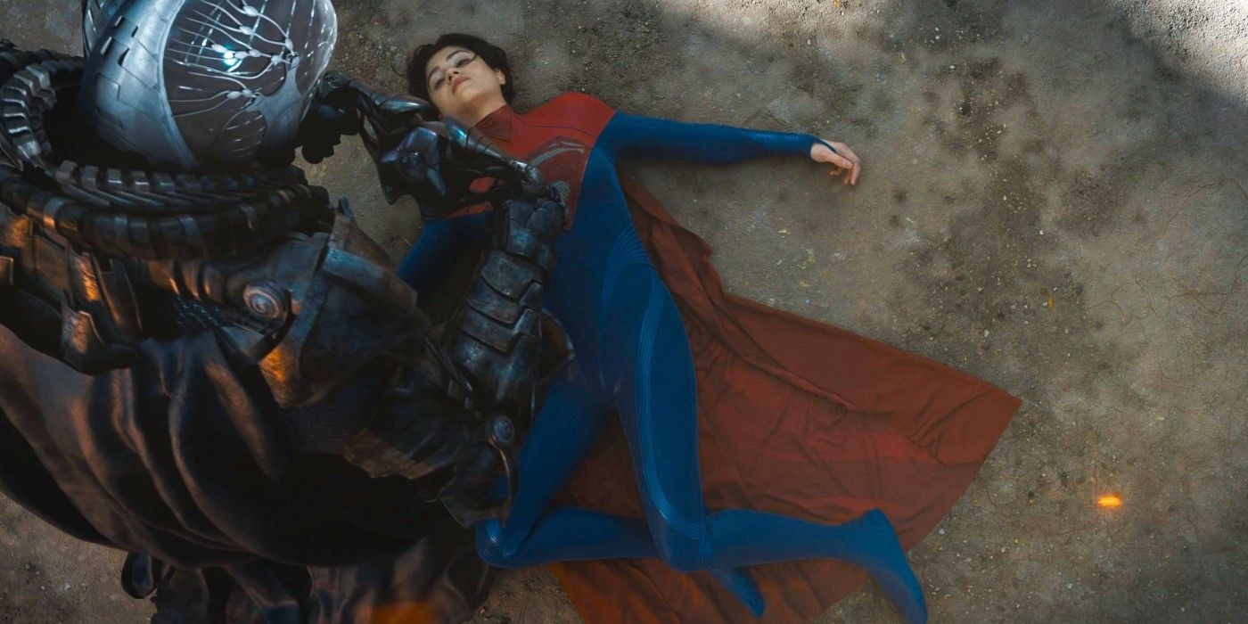Supergirl after being killed by Zod in The Flash