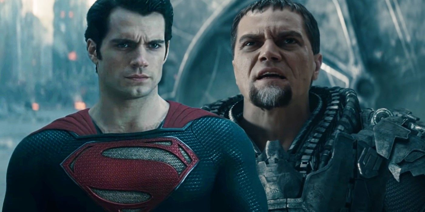 Superman and General Zod in Man of Steel