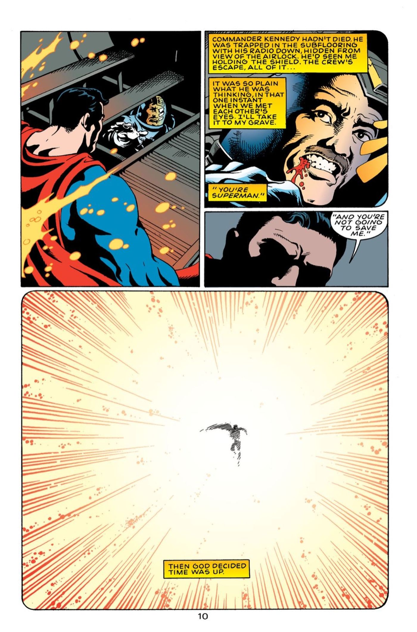 Superman Fails to Save Astronaut DC