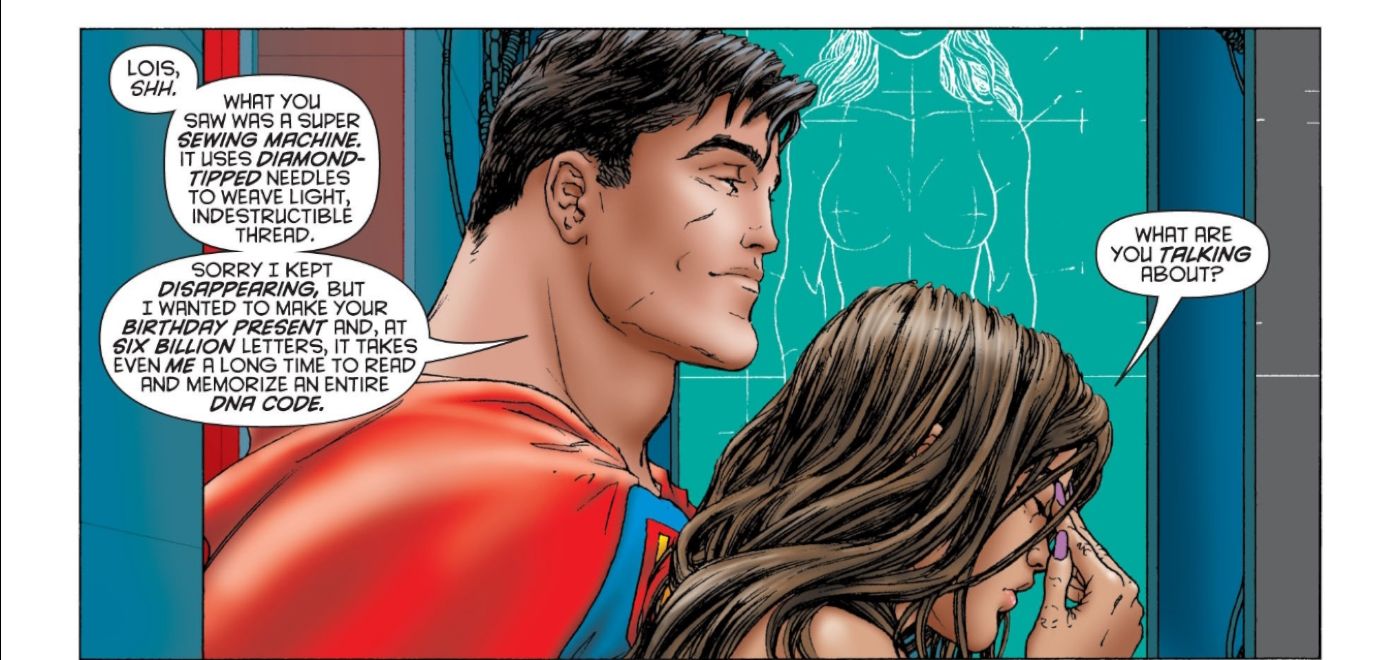 Máquina de costura do Superman