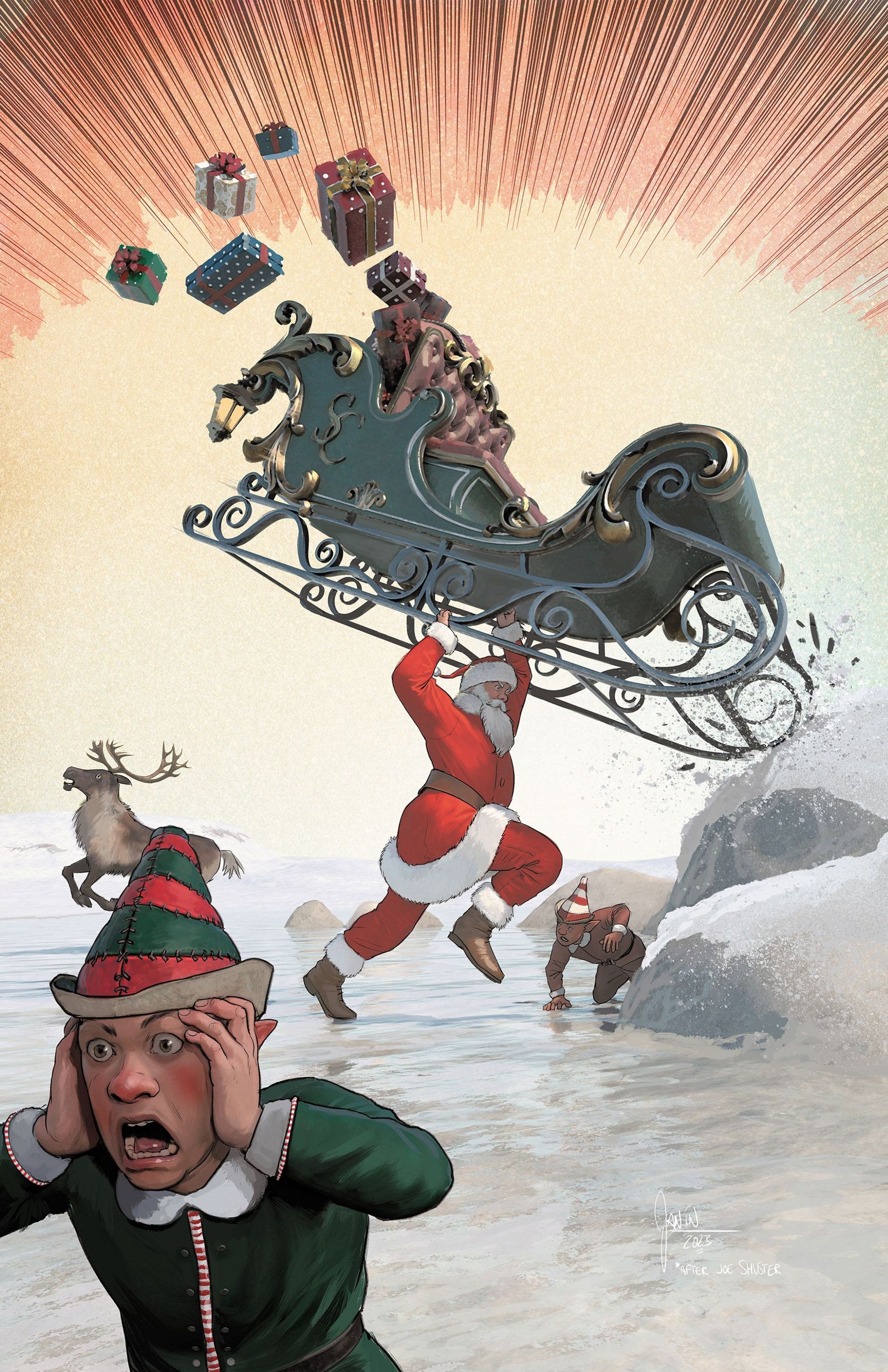 Superman Santa Variant DC