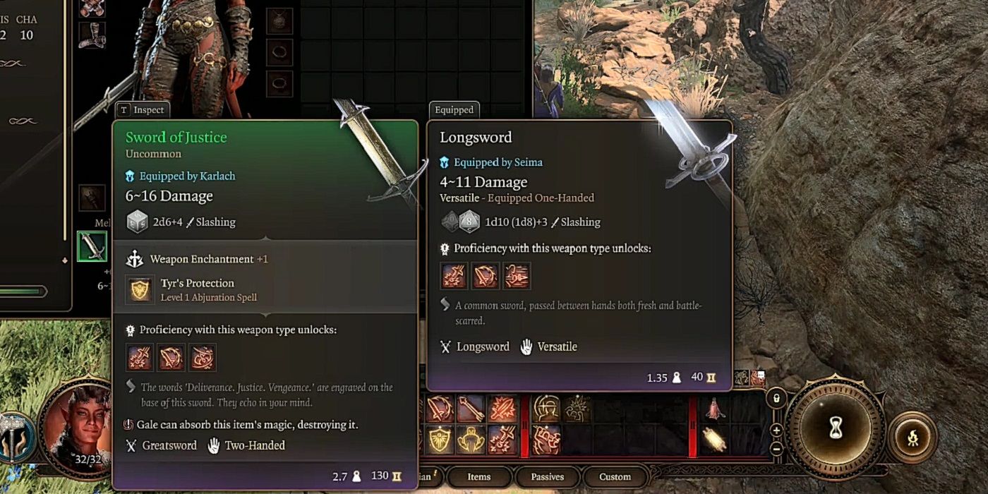 Sword of Justice Item Details in Baldur&rsquo;s Gate 3
