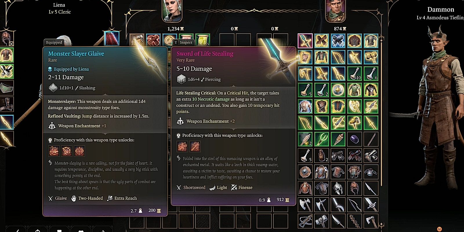 Sword of Life Stealing Item Details in Baldur&rsquo;s Gate 3