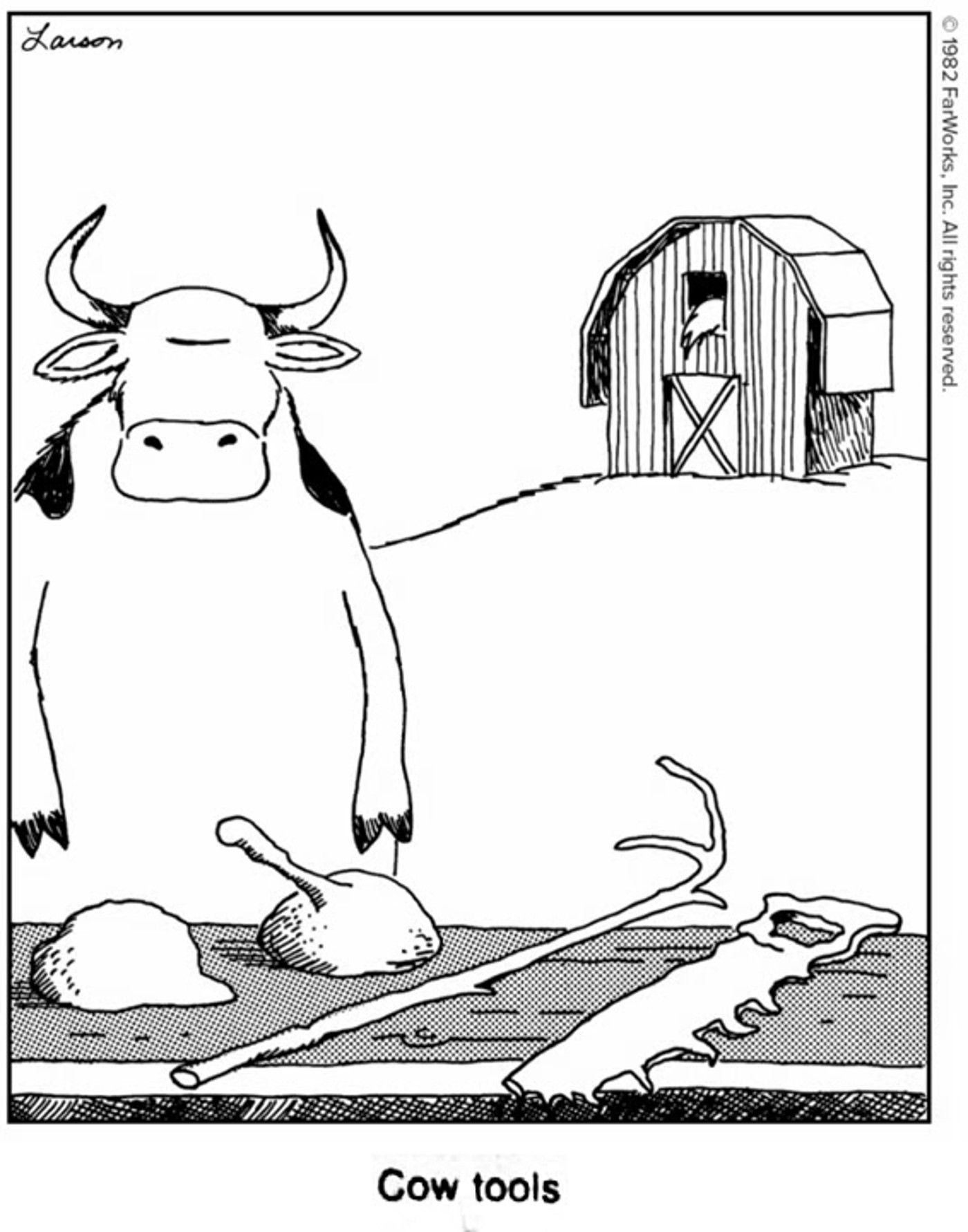 the far side cow tools