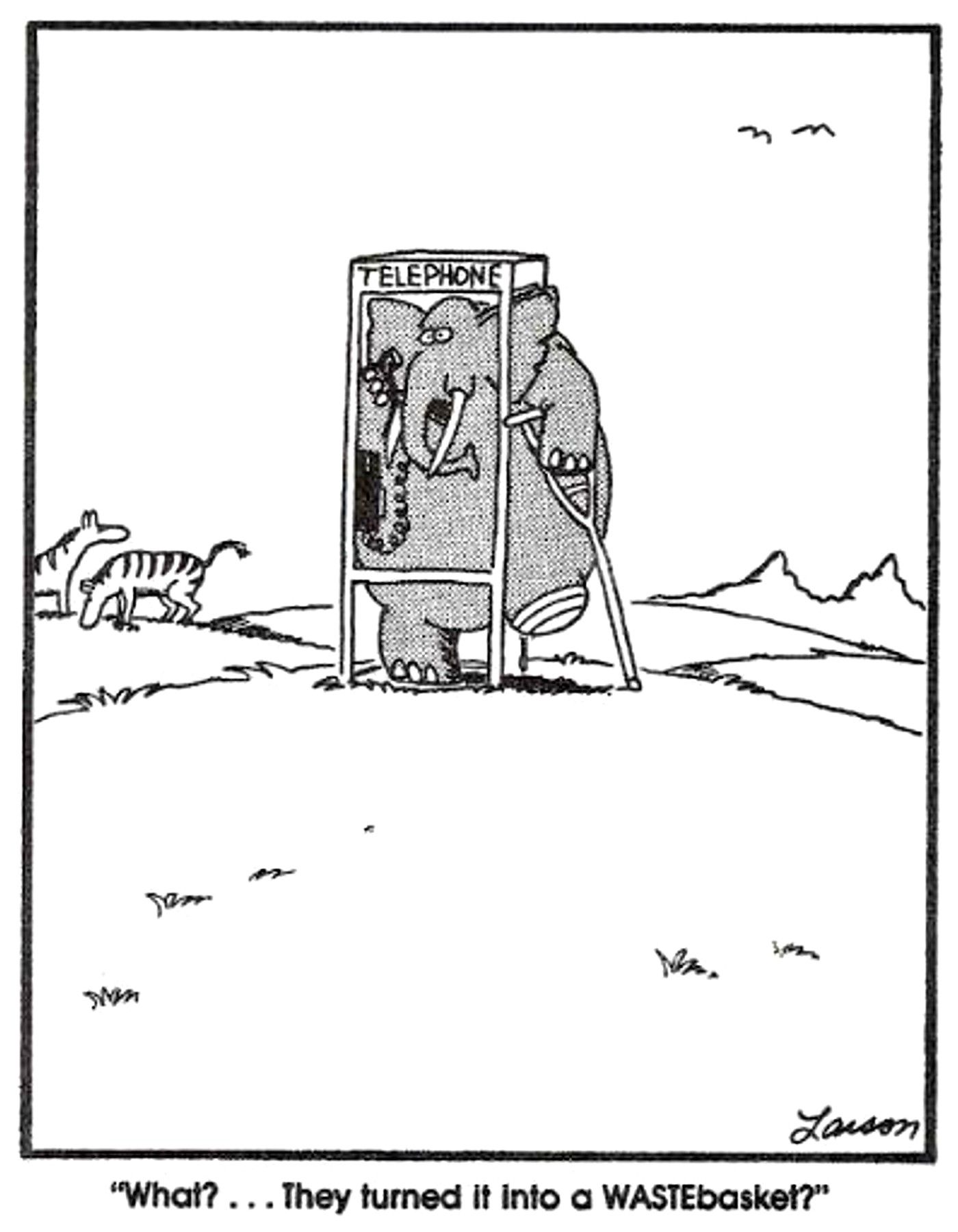 the far side elephant controversial comic