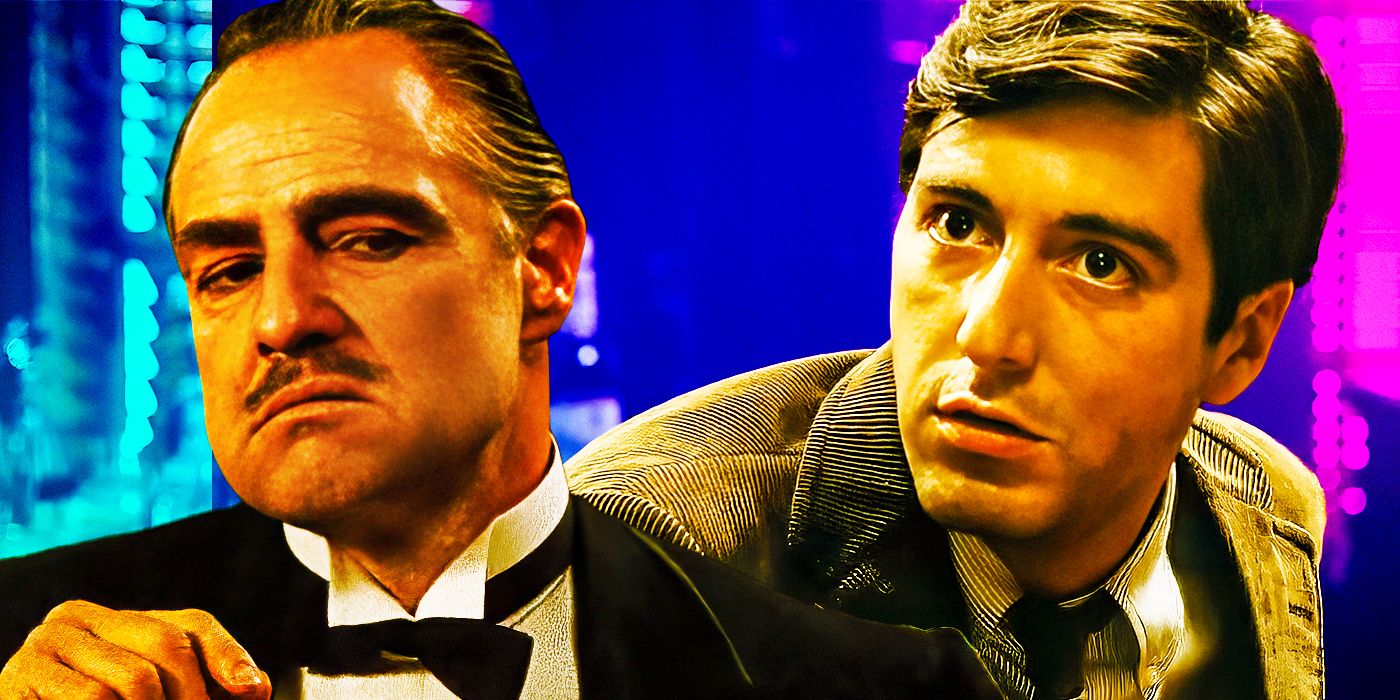 The Godfather Vito and Michael Corleone