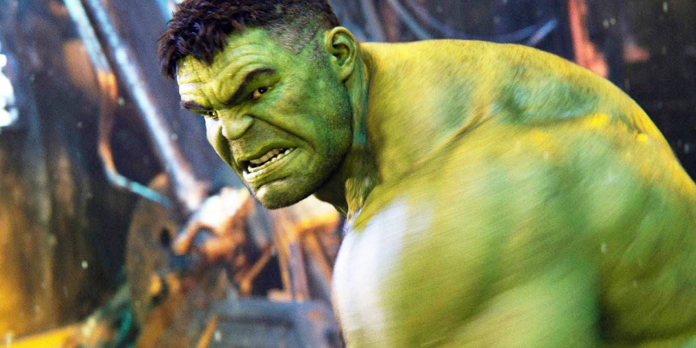 The Hulk during battle in Infinity War