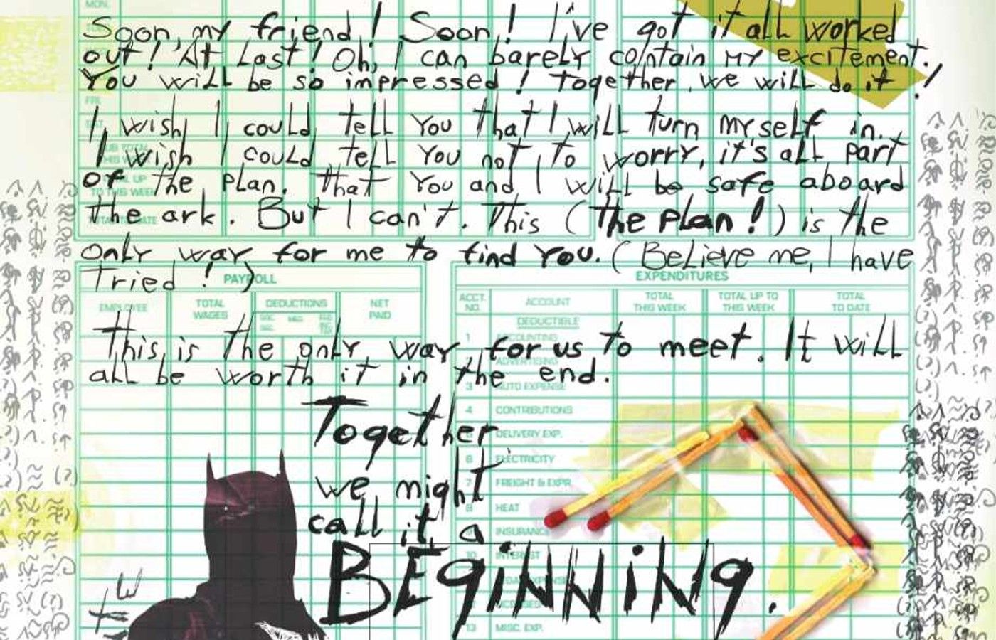 The Riddler wanting to meet Batman in The Riddler: Year One.