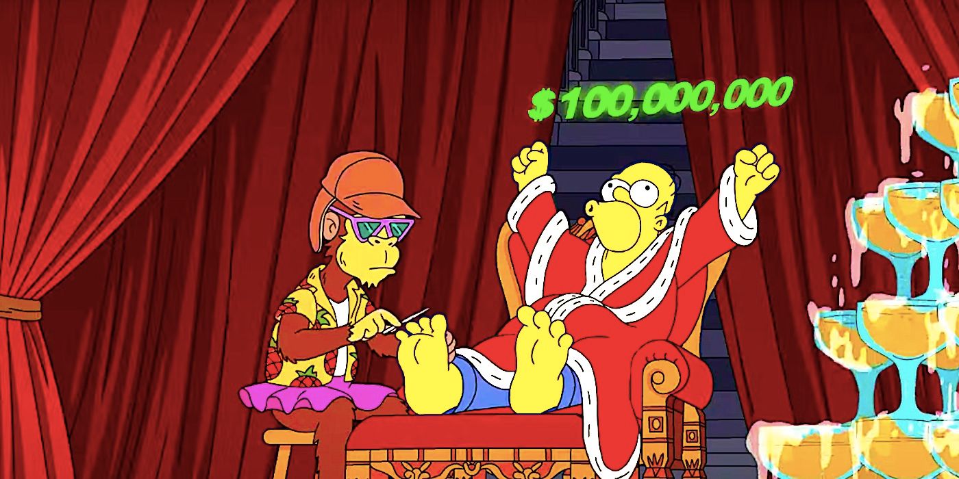 The Simpsons Season 35 NFT trailer gag