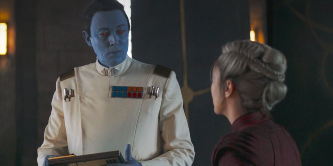 Thrawn Reacts To Anakin Skywalker's Name In Ahsoka Episode 7