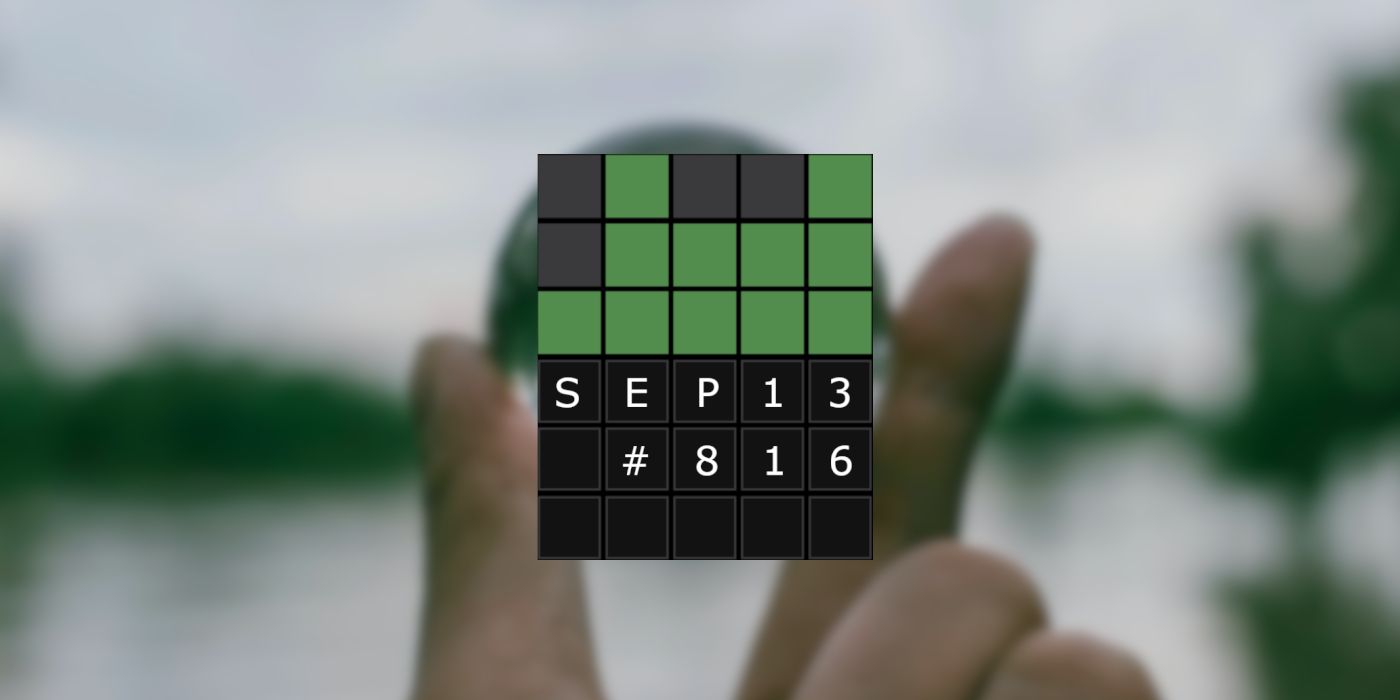 Wordle Solution & Clues for September 13, 2023 (Puzzle #816)