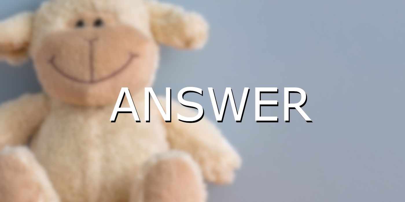 27th Wordle answer with a smiling stuff toy in the background