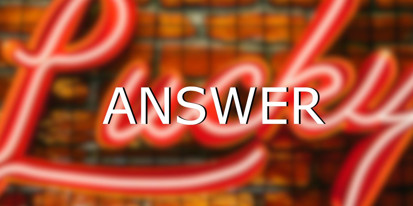 9th September Wordle answer with LUCKY in the background