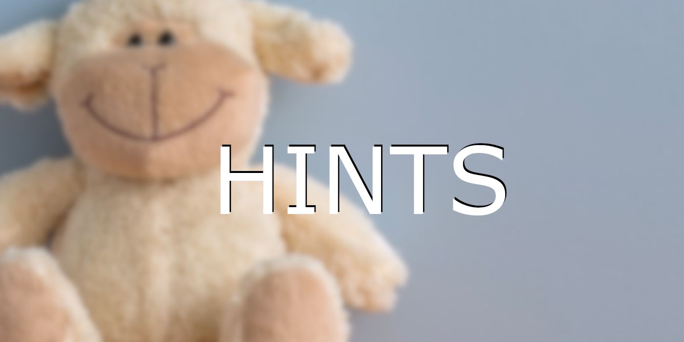 September 27th Wordle hints with a smiling stuff toy in the background