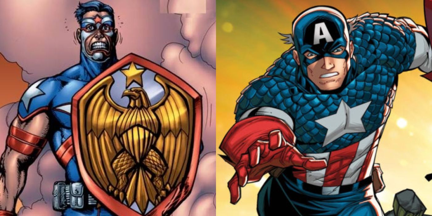 Soldier Boy and Captain America.