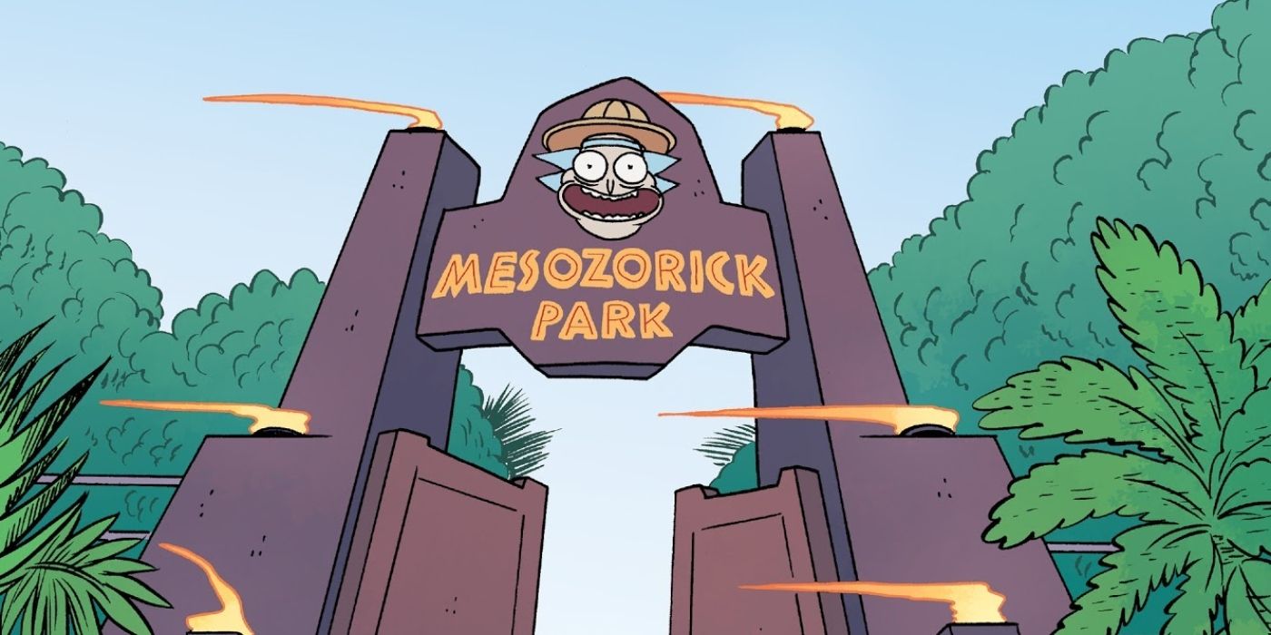 Rick and Morty Jurassic Park parody.