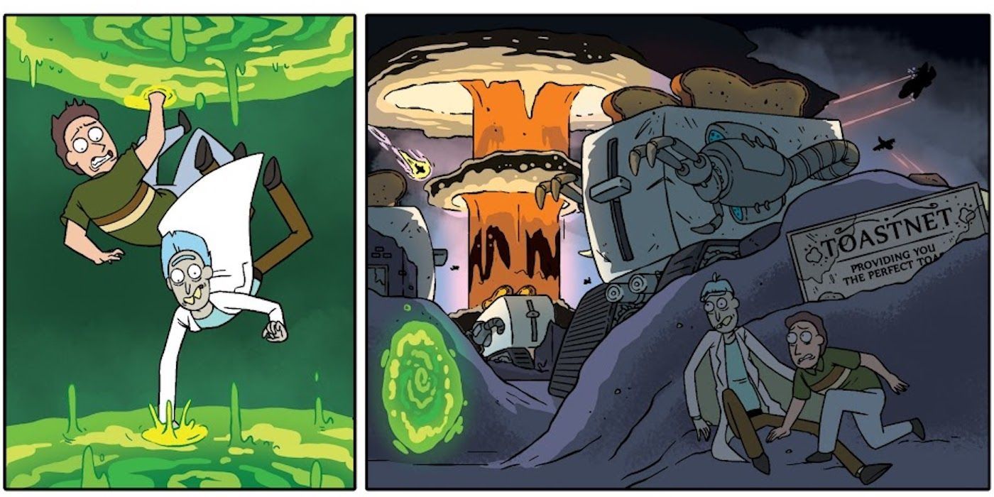 Rick and Morty Terminator parody.