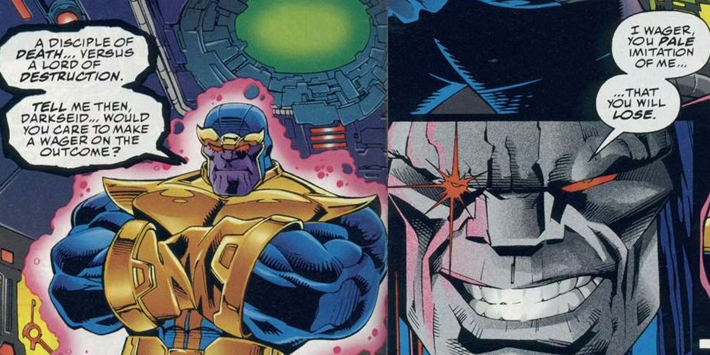 Thanos respects Darkseid.