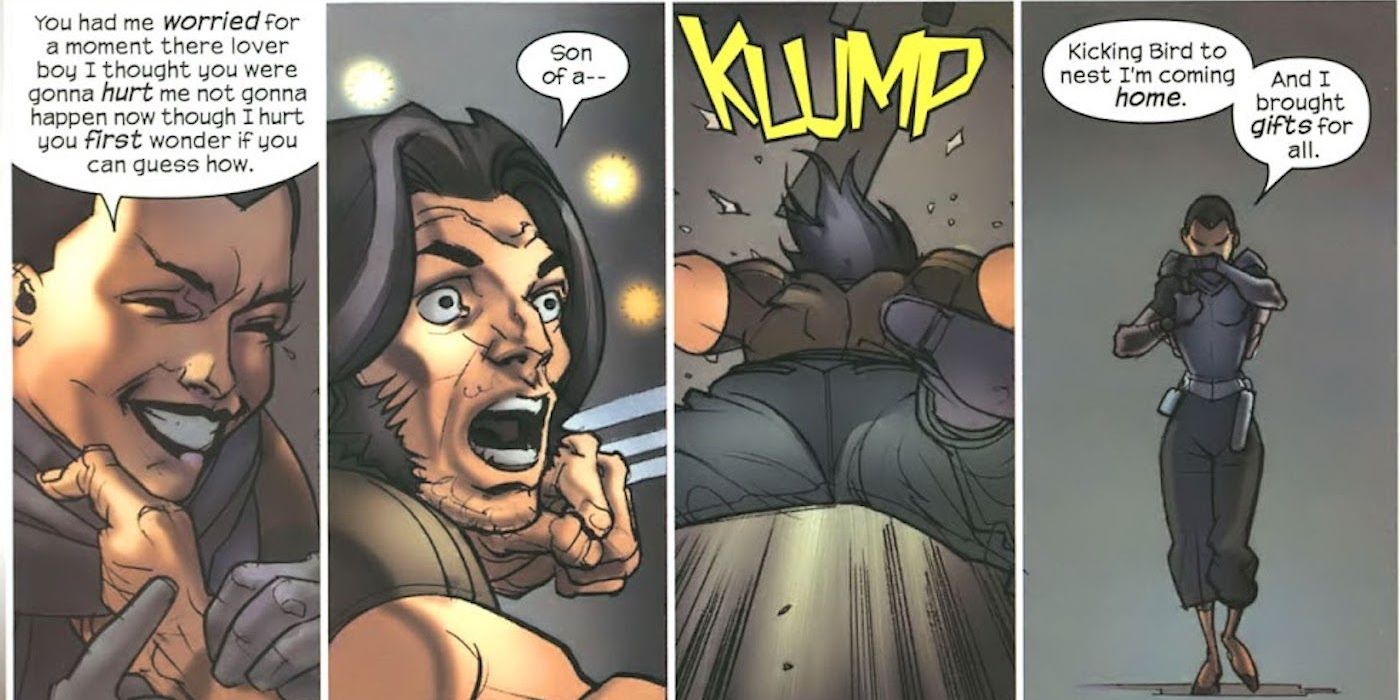 Wolverine vs the Mad Thinker.