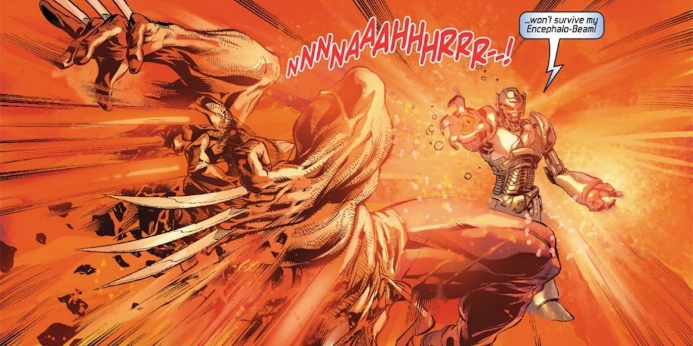 Wolverine vs Ultron.