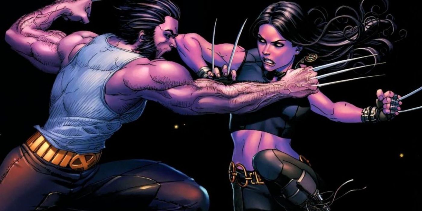 Wolverine vs X-23.