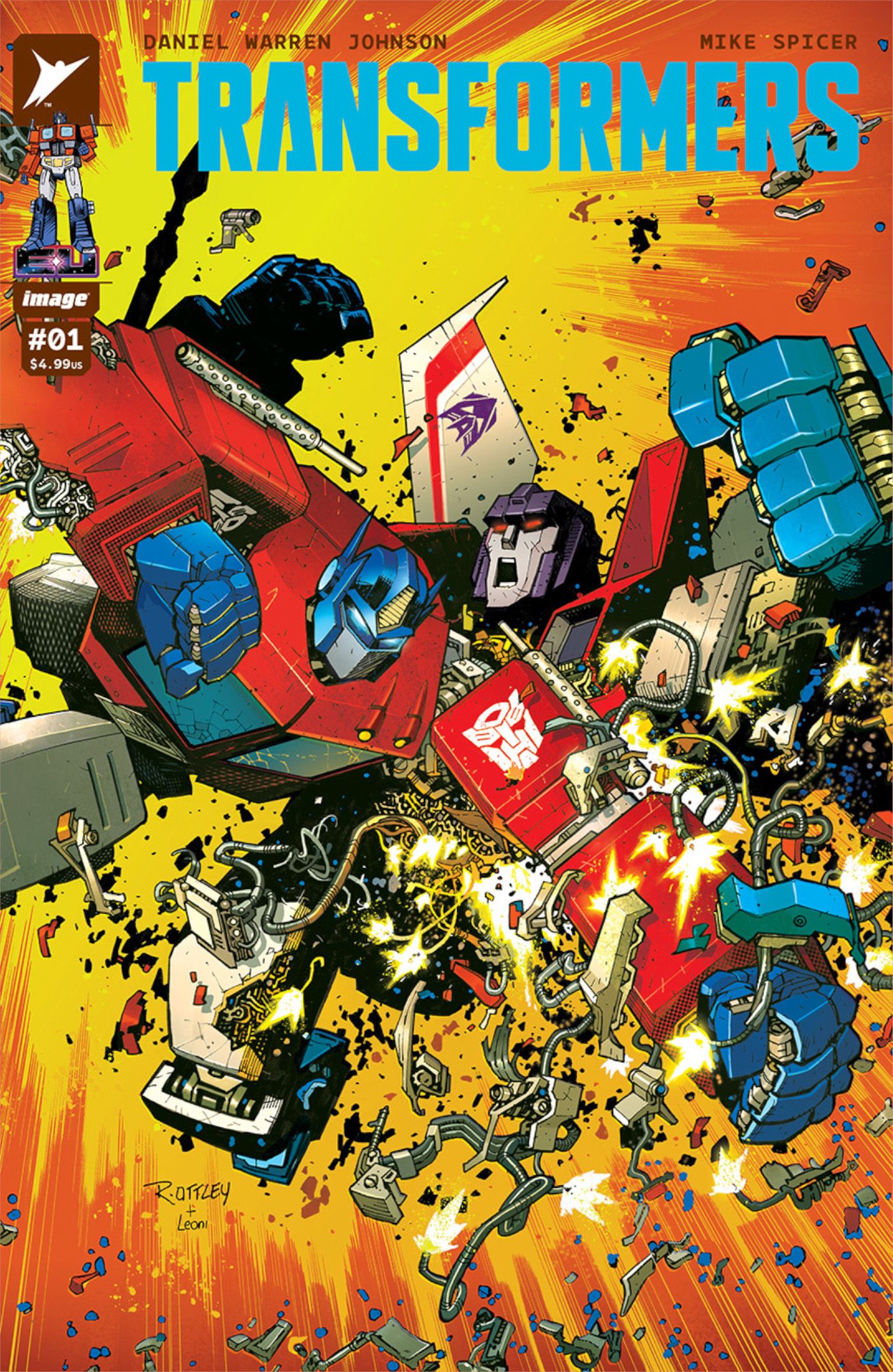 Transformers 1 Ryan Ottley cover