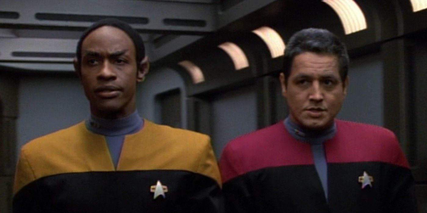 Tuvok and Chakotay from Star Trek: Voyager.