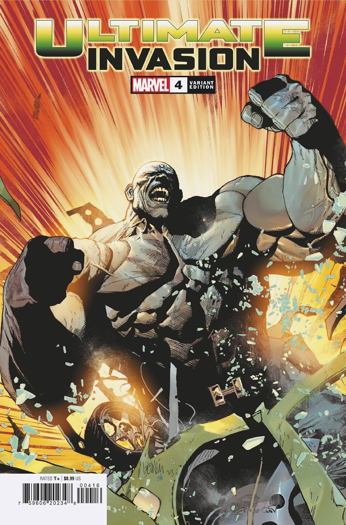 ultimate invasion 4 cover hulk