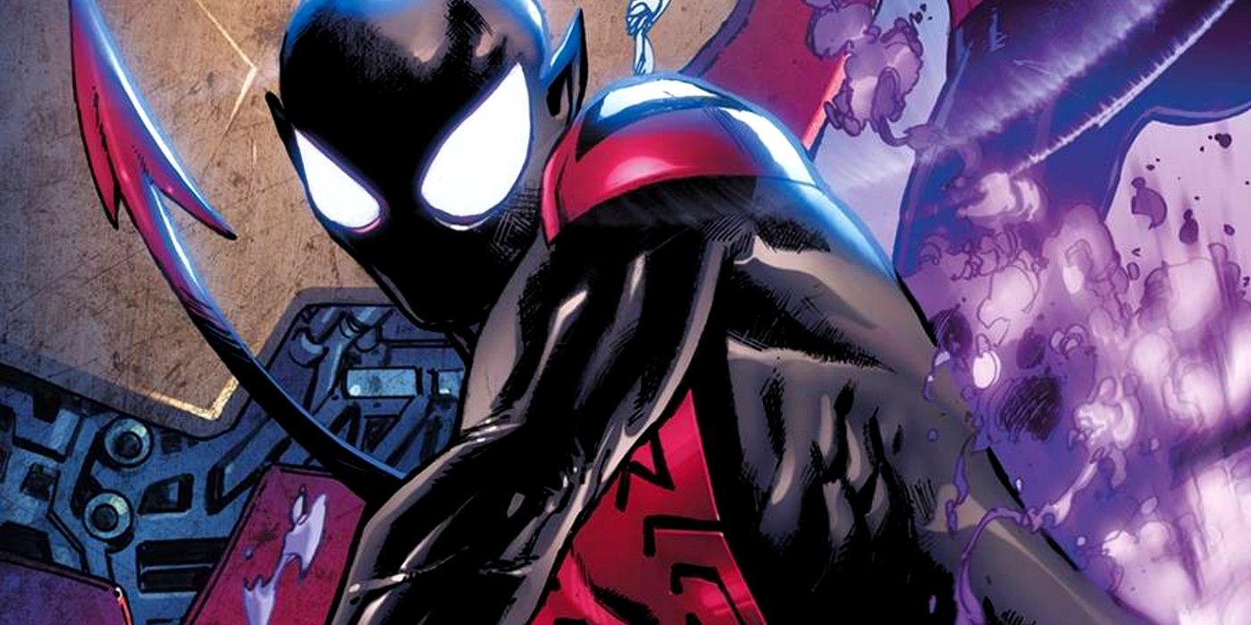 Featured Image: close up of Uncanny Spider-Man (Nightcrawler) in action