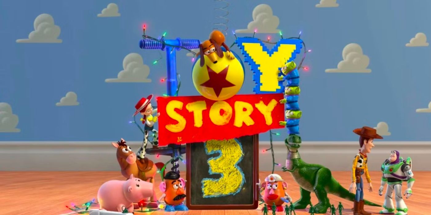 The toys surround the Toy Story 3 logo.