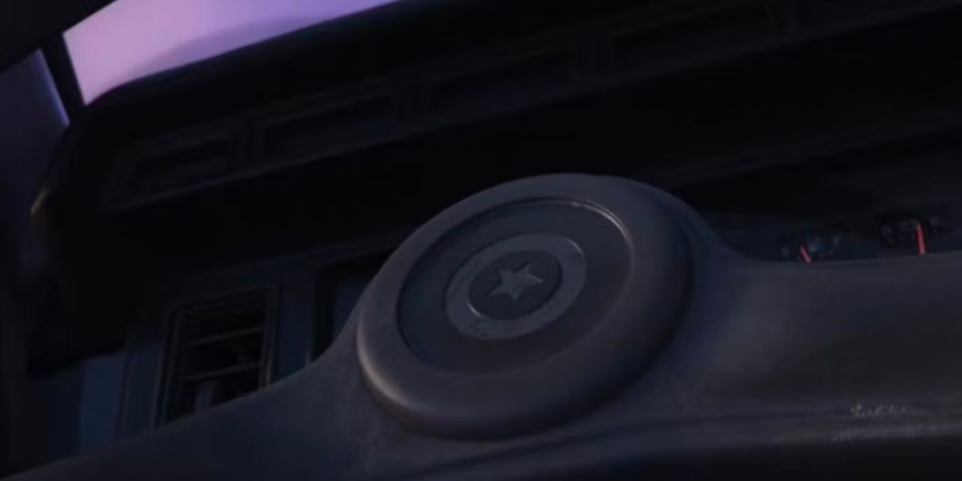 The steering wheel from Finding Dory features the Luxo ball. 