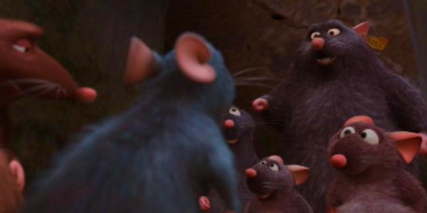 Rats are seen in Ratatouille.