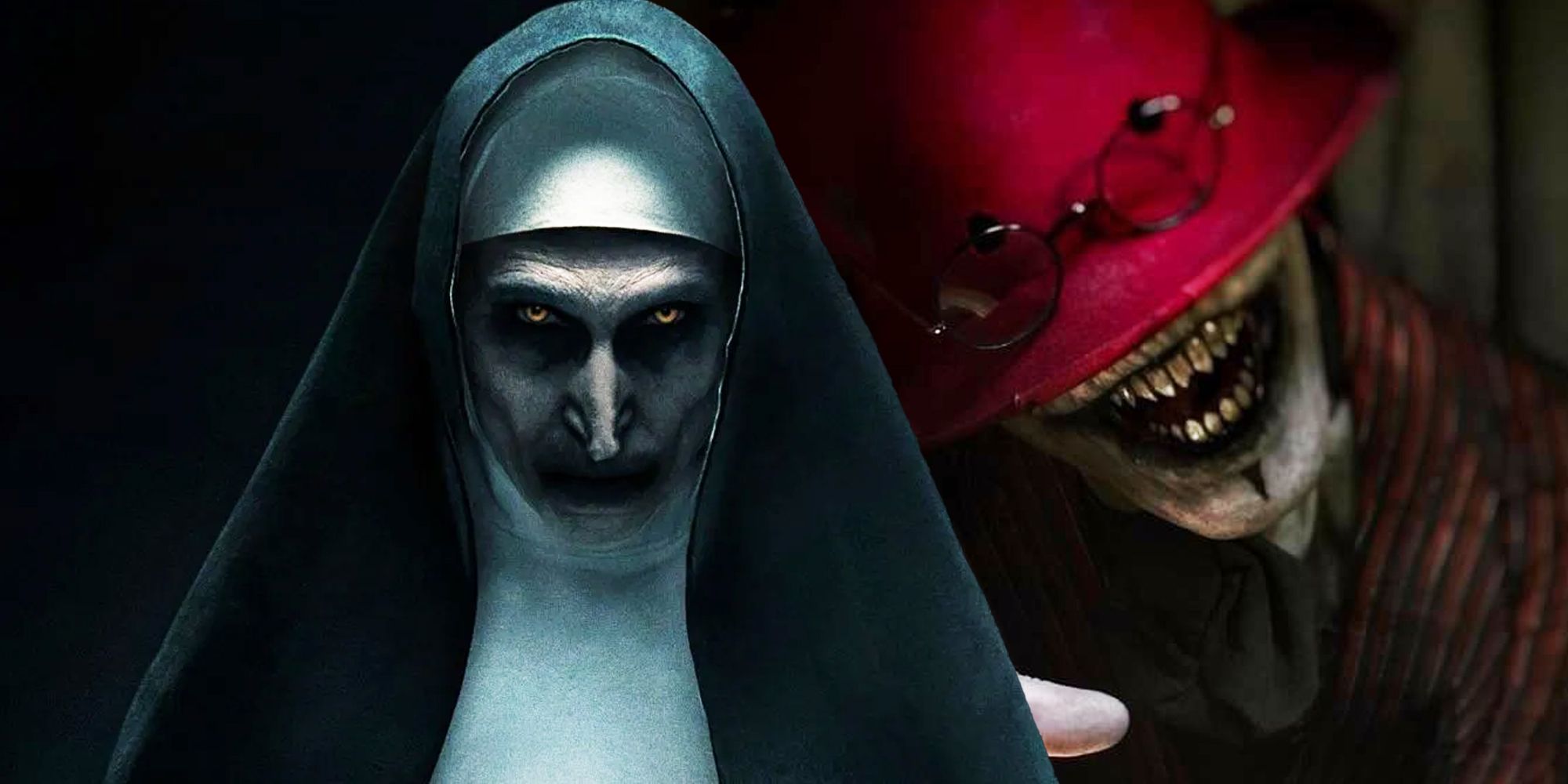 Valak the Nun and The Crooked Man in The Conjuring