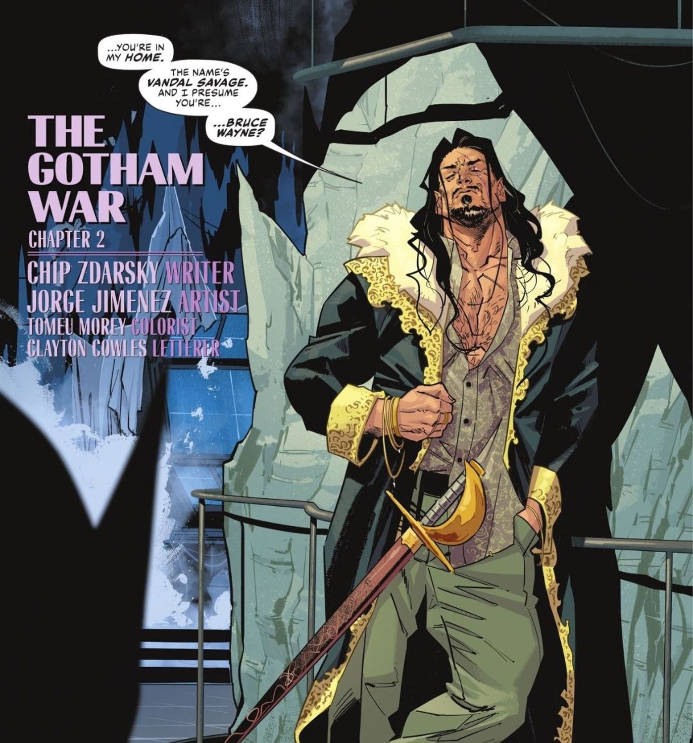 Vandal Savage Owns Batcave DC