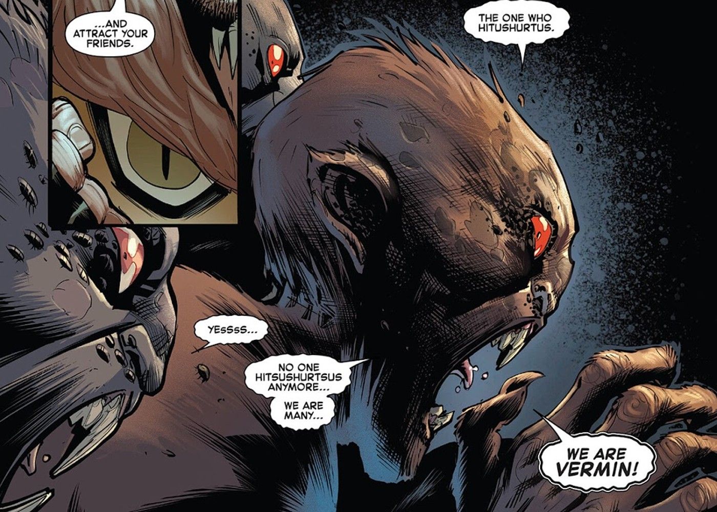 Vermin attack Kraven the Hunter
