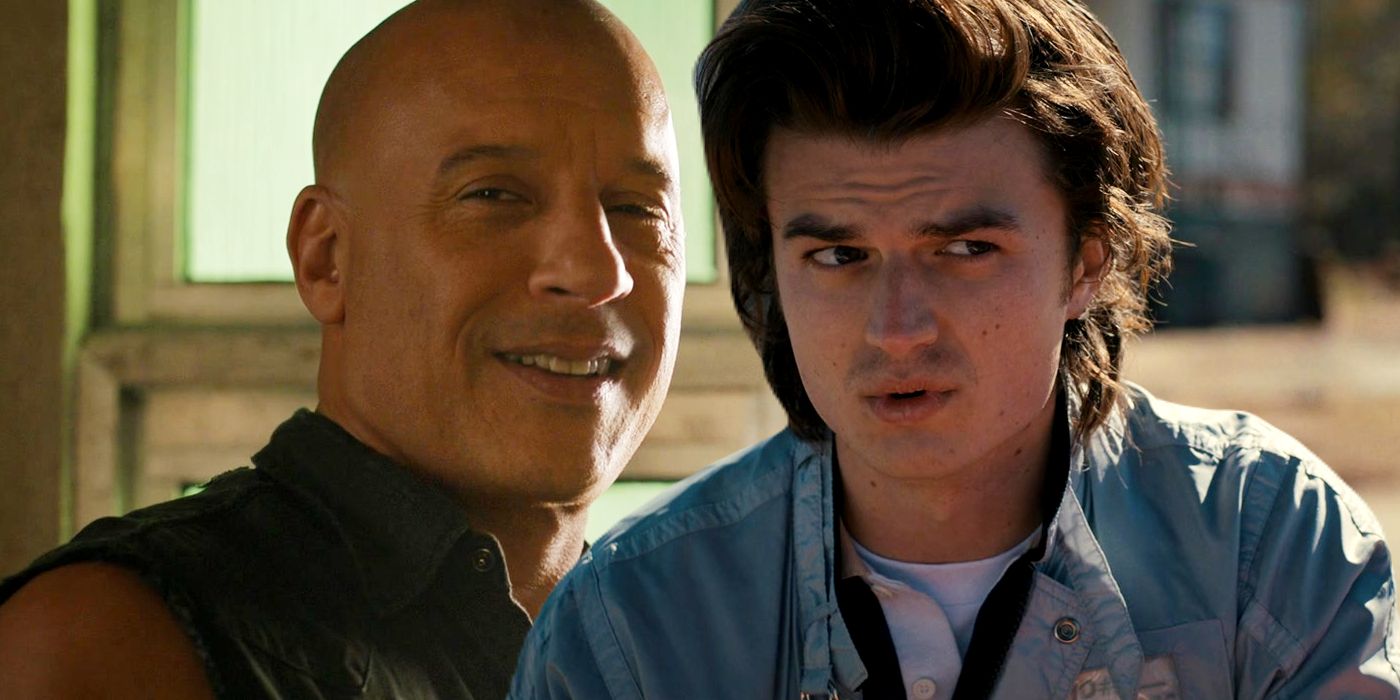 Vin Diesel in Fast X with Joe Keery In Stranger Things Season 4