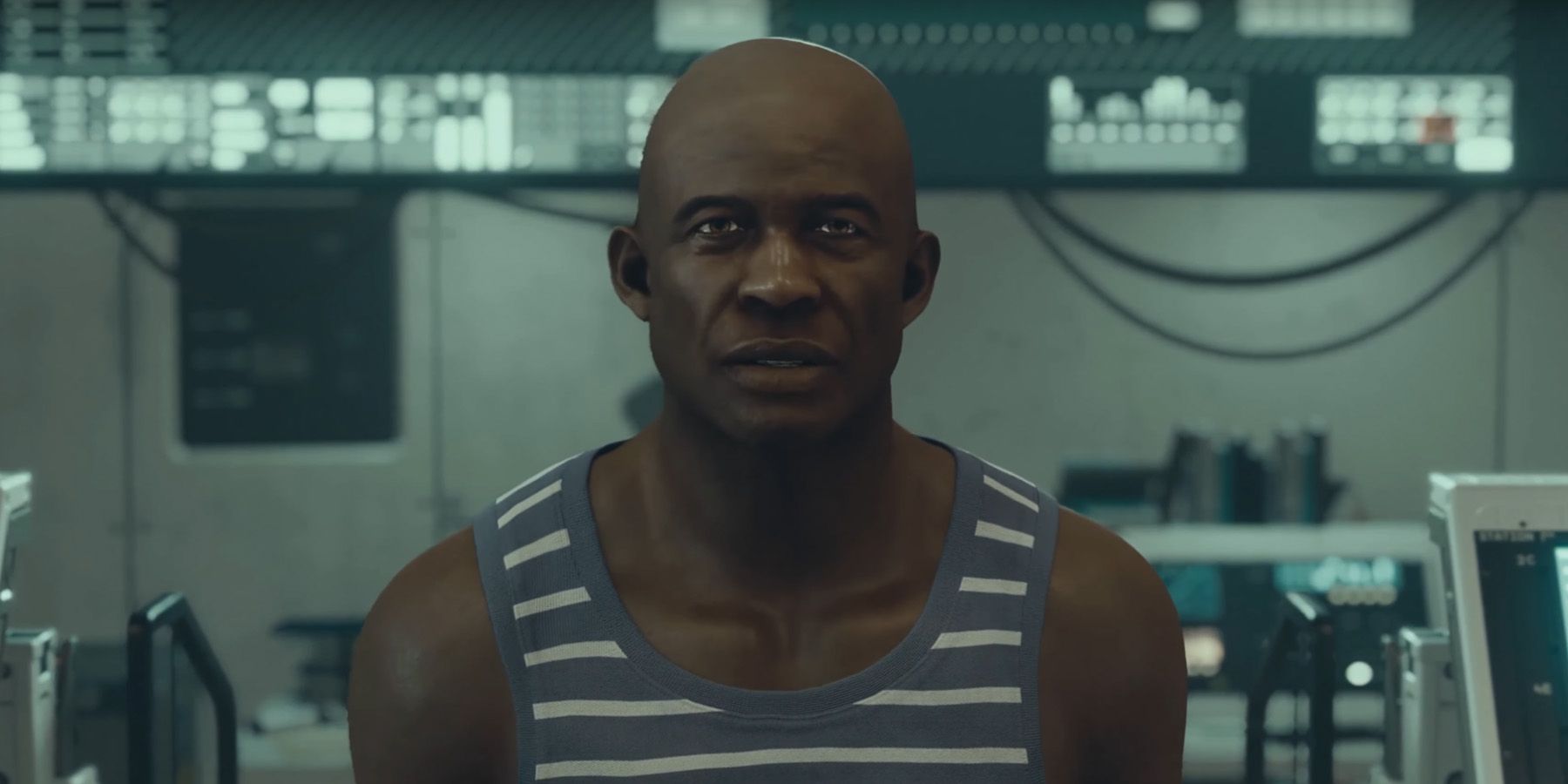 NPC Vladimir Sall speaking in the Starfield Into The Unknown mission.